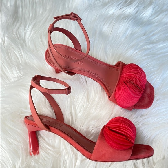 MERCEDES CASTILLO Shoes - Mercedes Castillo suede and shell sandals